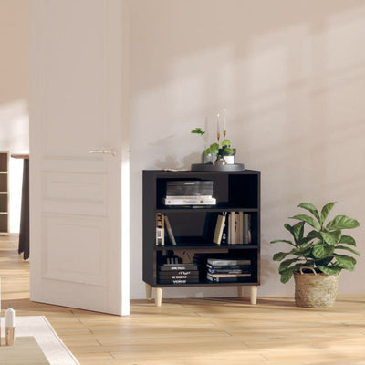 Commode en bois noir laqué 60x70