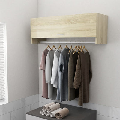 Penderie en bois + rangement 100x35 (MARKETPLACE)