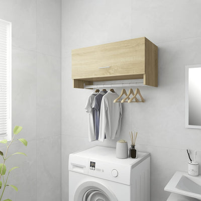 Penderie en bois + rangement 70x35
