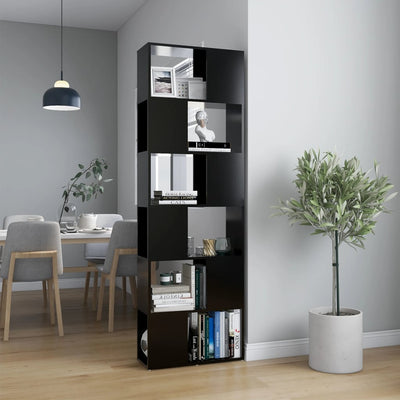 Etagère en bois noir 60x185 (MARKETPLACE)