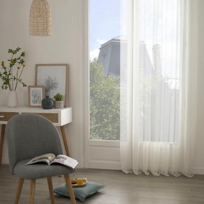 Voilage ivoire 135x240