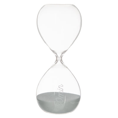 Sablier boule 30min H20 gris