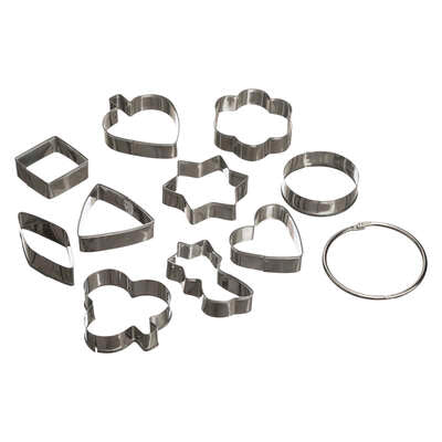 Lot de 10 emportes pièces en inox