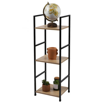 Etagère en bois et métal 29x80