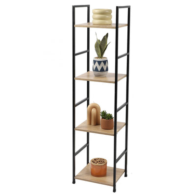 Etagère en bois et métal 29×112