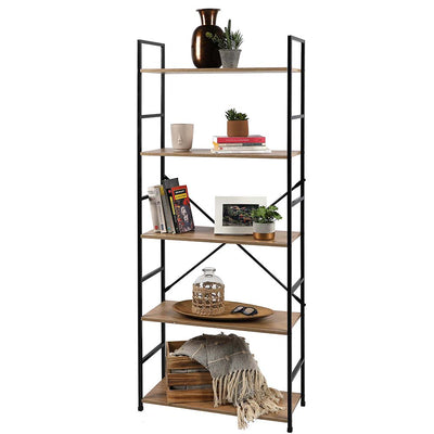 Etagère en bois et métal 59×144