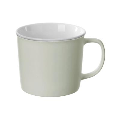 Mug PORCELAINE vert d'eau 38cl