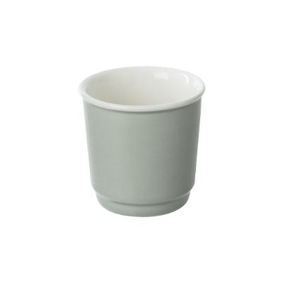 Tasse PORCELAINE vert d'eau 9cl