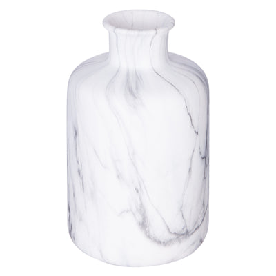 Vase déco effet marbre H17,5