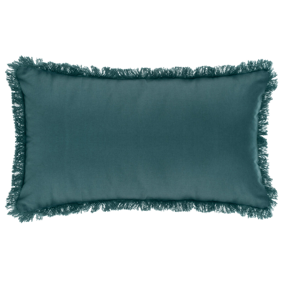 Coussin frange canard 30x50