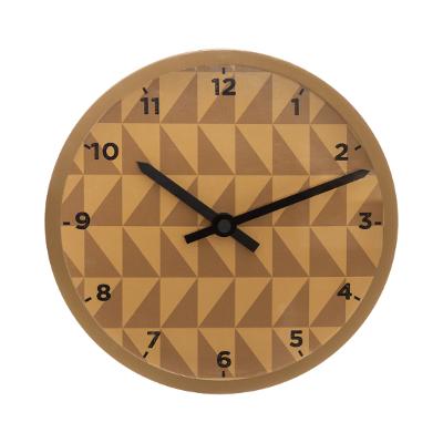Horloge murale jaune D22
