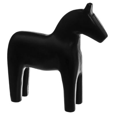 Cheval déco en bois L15 (couleur aléatoire noir ou blanc)