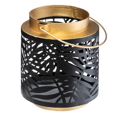 Pot en métal noir H20