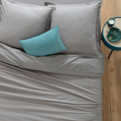 Housse de couette gris 140x200