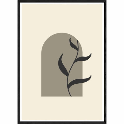 Tableau design avec cadre noir – Taille 32x42