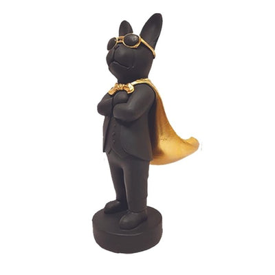 Lapin en résine H26 noir