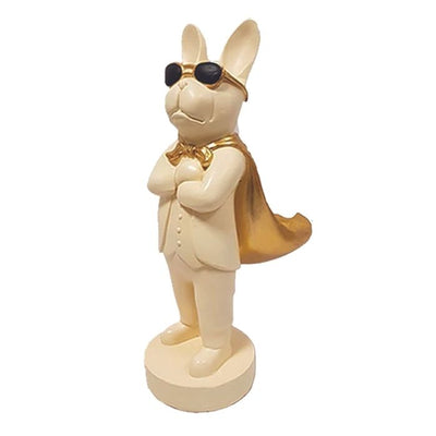 Lapin en résine H26 blanc