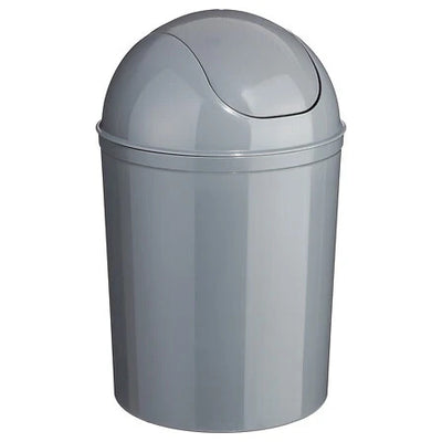 Poubelle de bureau grise 7L