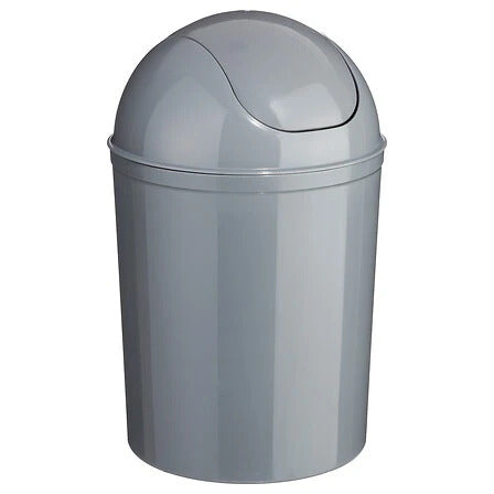 Papelera de oficina gris 7L