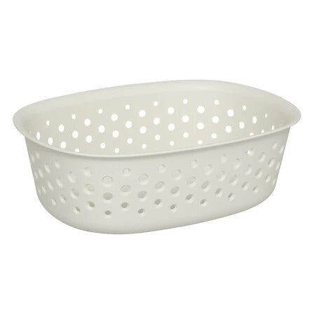 Panier en plastique crème 1L
