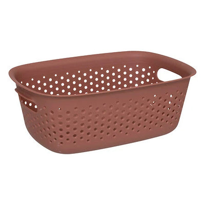 Panier en plastique terracotta 3.5L