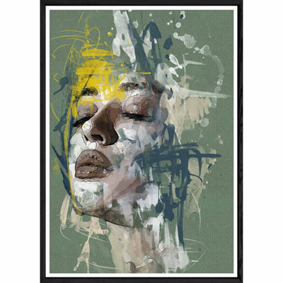 Tableau design avec cadre noir – Taille 32x42