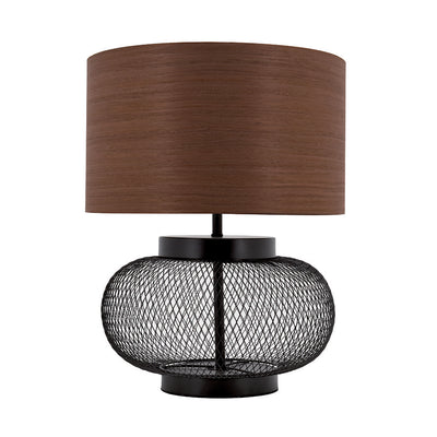 Grande lampe en métal noir H38