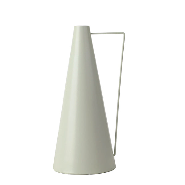Vase en métal déco H23 crème