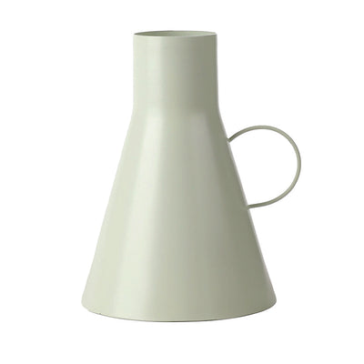 Vase en métal déco H20 crème