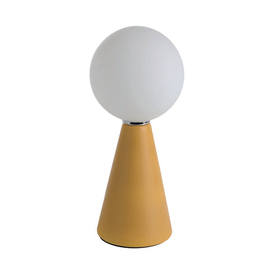 Lampe en céramique ocre H27