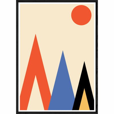 Tableau design avec cadre noir – Taille 32x42