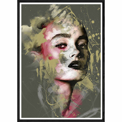 Tableau design avec cadre noir – Taille 32x42