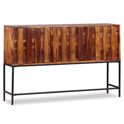 Buffet en acacia 120x80 pied métal