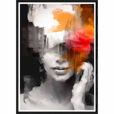 Tableau design avec cadre noir – Taille 32x42