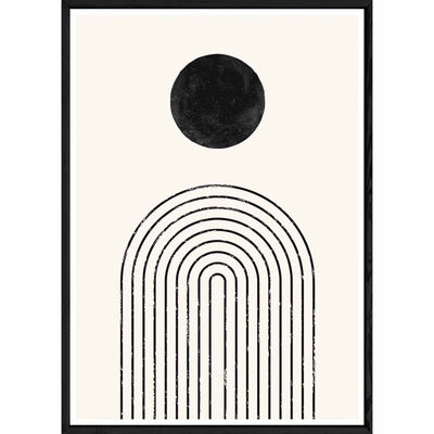 Tableau design avec cadre noir – Taille 32x42