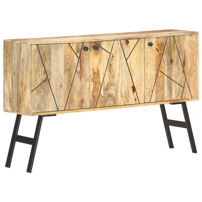 Buffet en manguier 120x75 pied métal