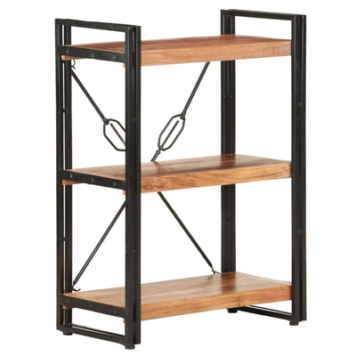 Etagère en acacia massif et métal 60x80
