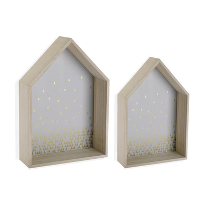 Lot de 2 étagères