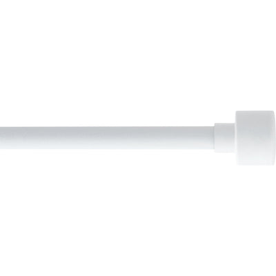 Kit de tringle extensible aluminium (L210 - L380 cm / D19 mm) blanc
