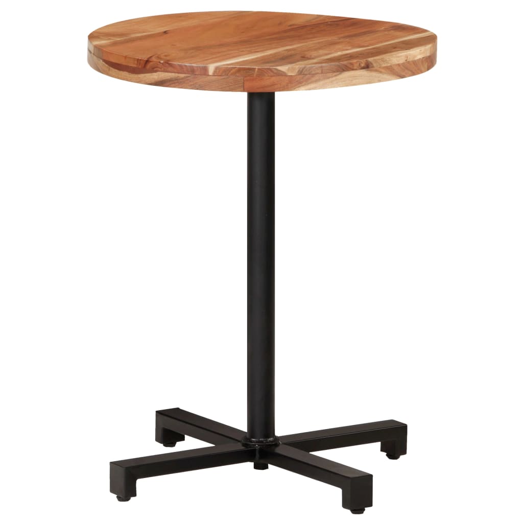 Table ronde 2 personnes en acacia massif D60