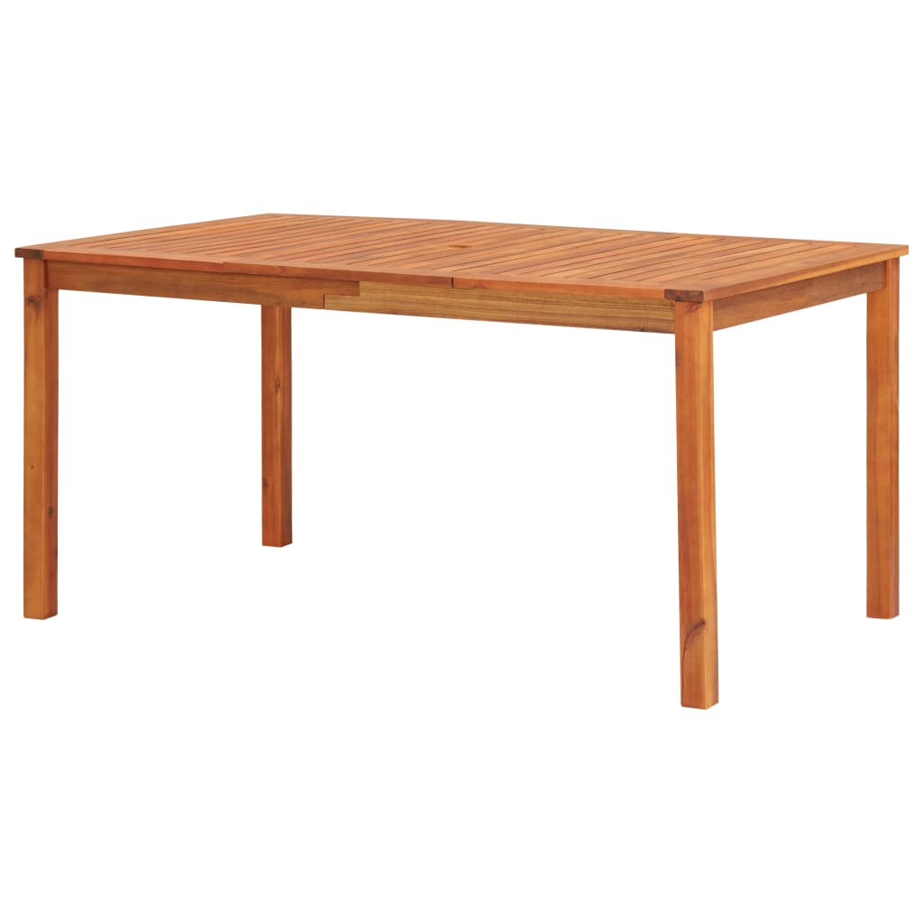Table à manger d'extérieur/jardin en acacia 150x90 (MARKETPLACE)