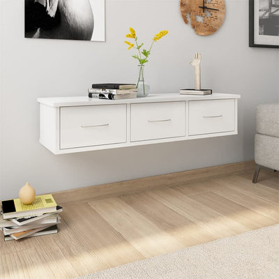 Meuble mural blanc L88