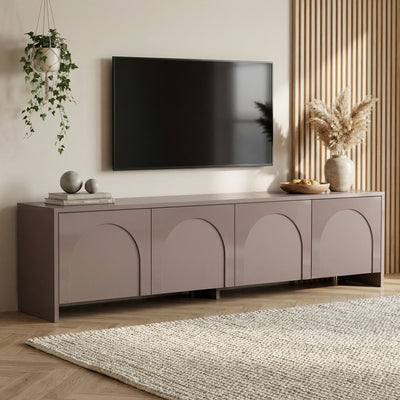 Meuble tv en bois taupe arche L180