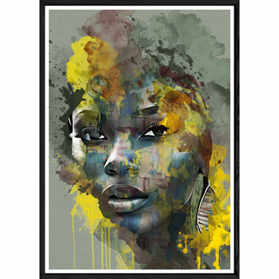 Tableau design avec cadre noir – Taille 32x42