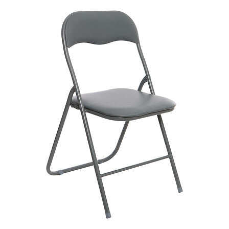 Chaise grise pliante