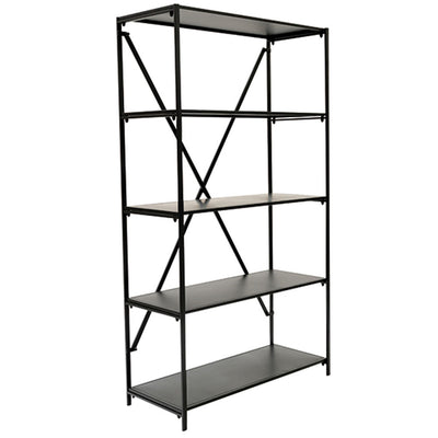 Etagère en métal noir H155