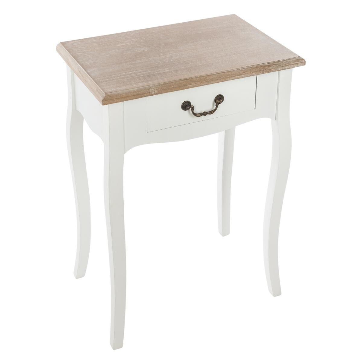 Table de chevet en bois blanc 1 tiroir (Marketplace)