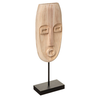 Masque en bois africain H47