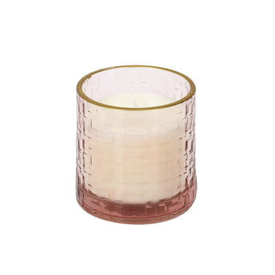 Bougie parfumée en verre rose H7 MAGNOLIA