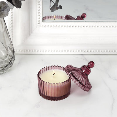 Bougie parfumée en verre H9 CAMELIA